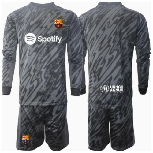 Barcelona Goalkeeper Replica Third Stadium Kit for Kids 2024-25 Long Sleeve (+ pants)